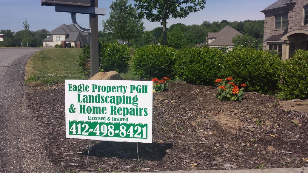 EaglePropertyPA's tweet photo. Providing some #landscape to Sewickley home today. http://t.co/WQ3gF9Qphs