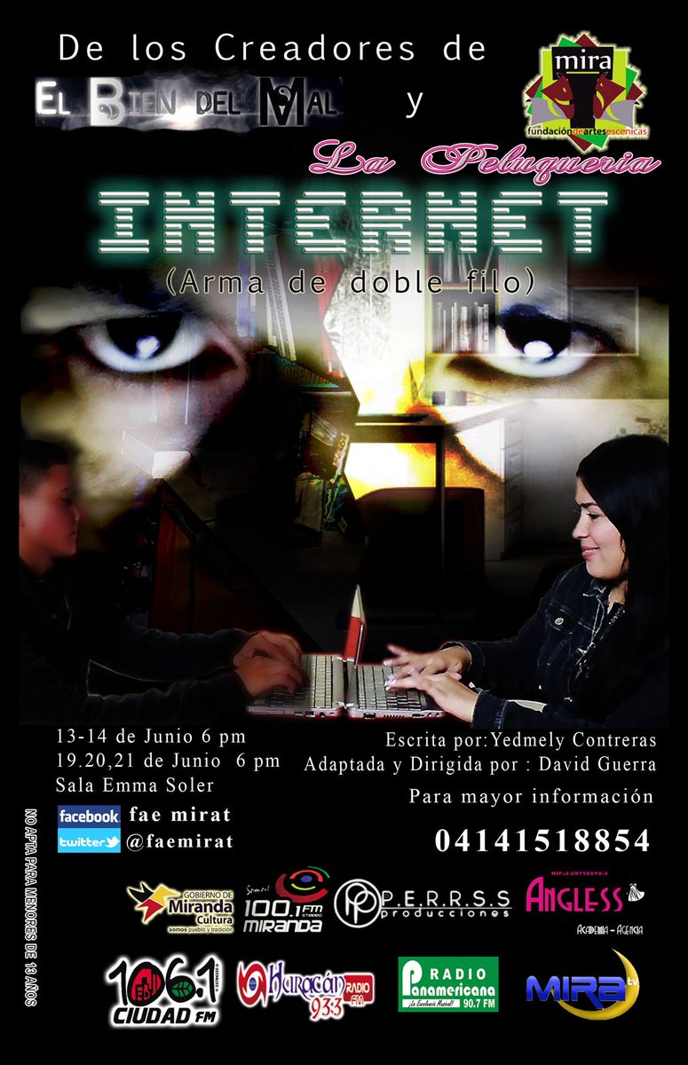 davidguerraDSG's tweet photo. El nuevo montaje de la fundacion de artes escenicas MIRA-T obra para reflexionar no se la pierdan http://t.co/lAHhMjBFHL