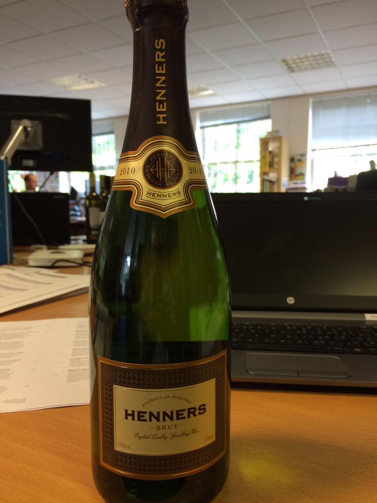 Sponski2000's tweet photo. @hennersvineyard delighted to win the final prize in today's @BoutinotWines #FizzCycle charity raffle http://t.co/mHEPYctuHG