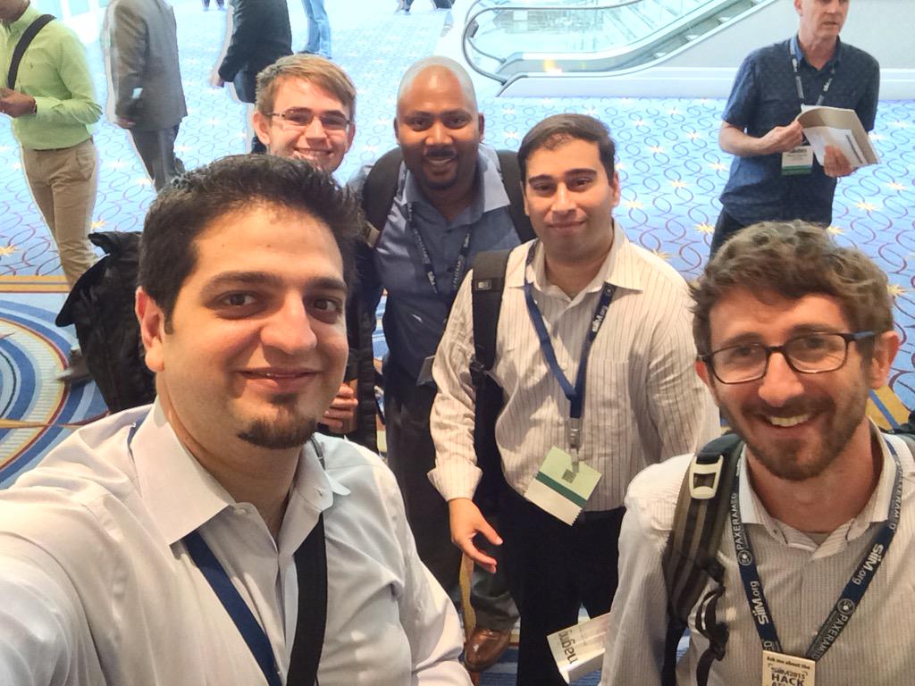 Gorkem_Sevinc's tweet photo. First #siimselfie of the day #SIIM15 @SIIM_Tweets @mrgcohen @jrome48 http://t.co/LtnZmPkj2E