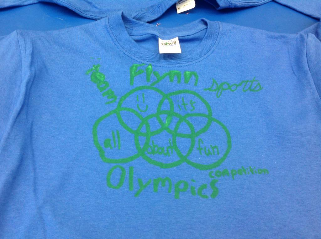 Mack_Flynn's tweet photo. We are making our front, back and sleeves for our t-shirts for the Flynn Olympics #bsdvt #jjflynn #iaavt #lsgfund http://t.co/udUSFCAgoc