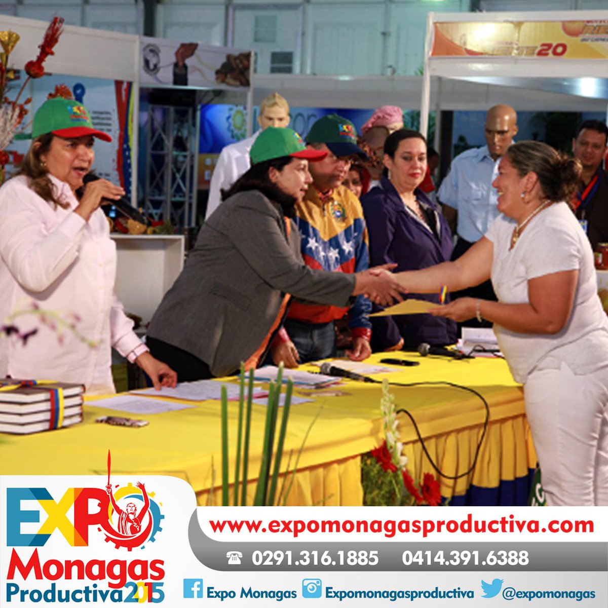 expomonagas's tweet photo. Impulsan desarrollo agrícola y pecuario en #Monagas, Con créditos otorgados en la clausura de #ExpoMonagasProductiva http://t.co/pVhz3LK2G9