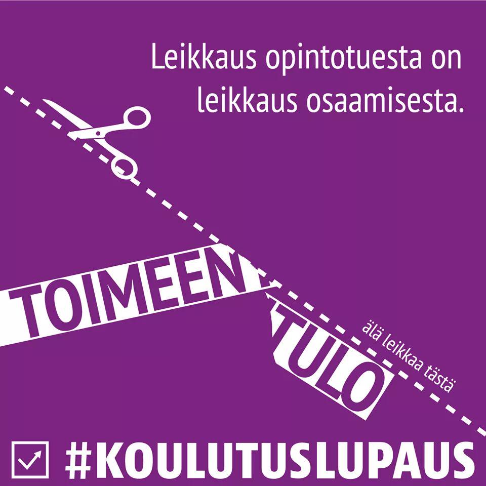Haluammeko todella leikata osaamisesta? #koulutuslupaus #hallitusohjelma