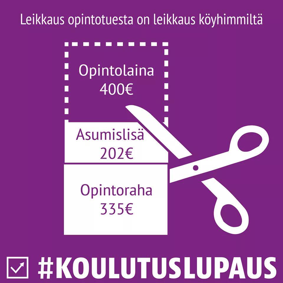 SAMOK_FIN's tweet photo. Voiko tästä enää leikata? #koulutuslupaus #hallitusohjelma http://t.co/8J7I7tlH5j