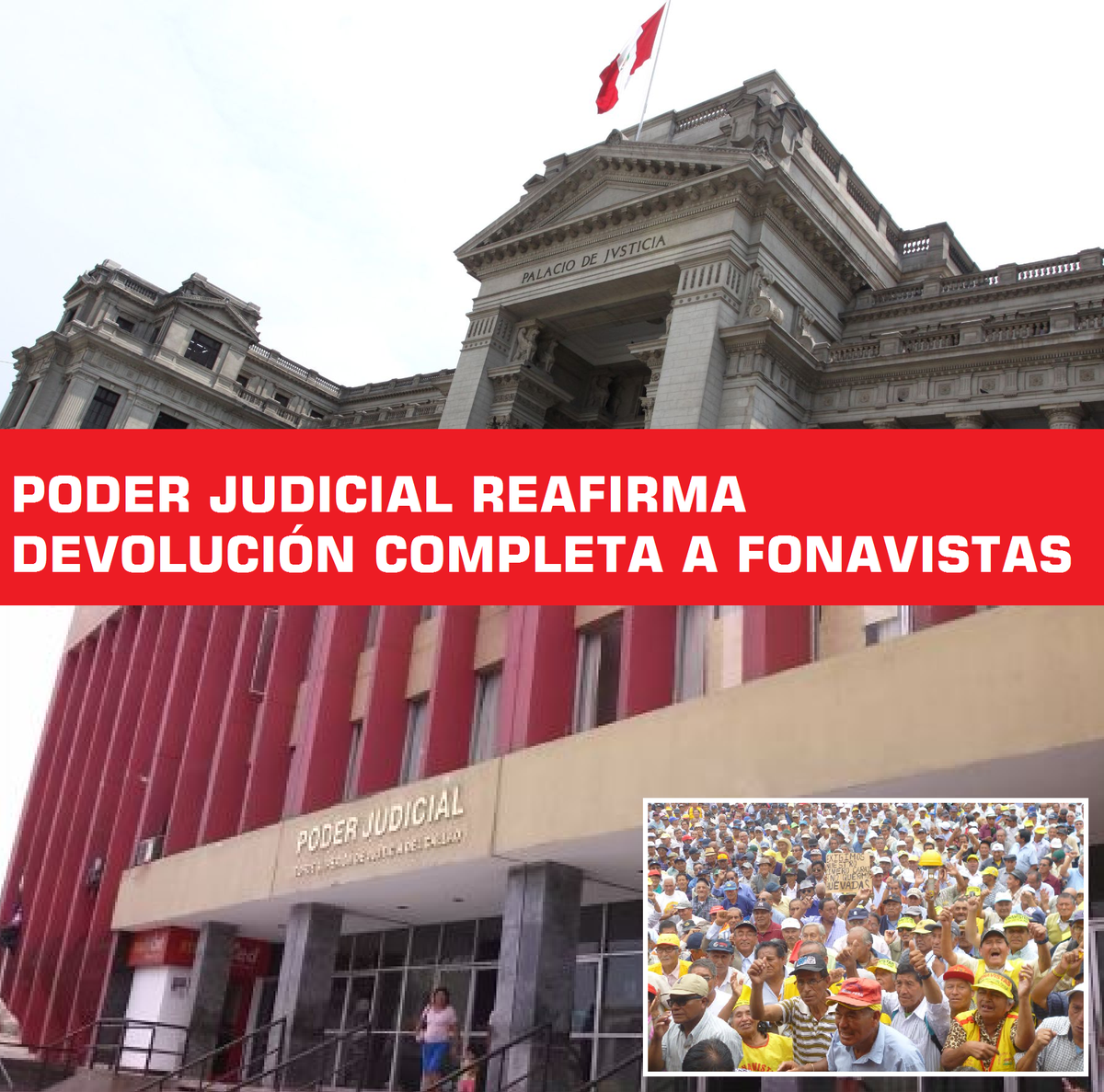 FONAVISTASPERU's tweet photo. Corte Superior de Justicia del Callao
PODER JUDICIAL REAFIRMA DEVOLUCIÓN COMPLETA A FONAVISTAS http://t.co/k28xCzVycO http://t.co/ZoBduYQXT1
