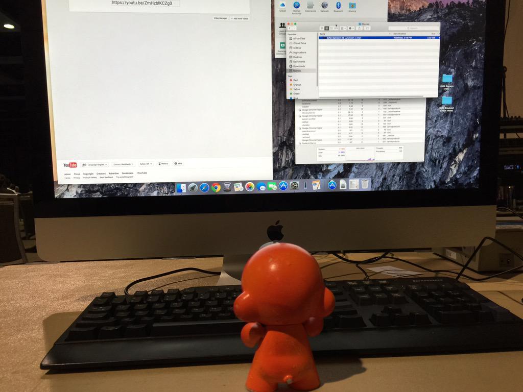 varvid's tweet photo. Gotta get these videos uploaded quickly #icra2015 #VarvidMinion http://t.co/frb17y5B3n