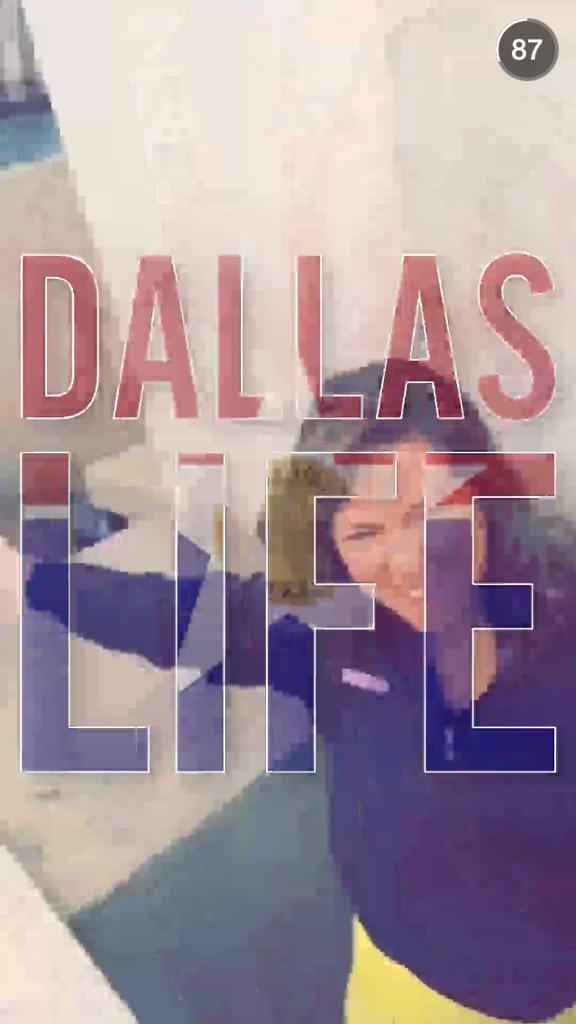 jamessicle's tweet photo. Shout out to @KT_Lal for being the opening snapchat on Dallas's snapstory feed #jealous #youdeserveit http://t.co/kBll01Km8G