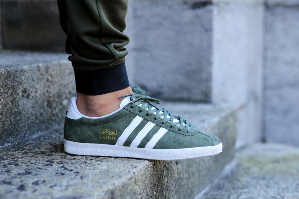 base green adidas gazelle