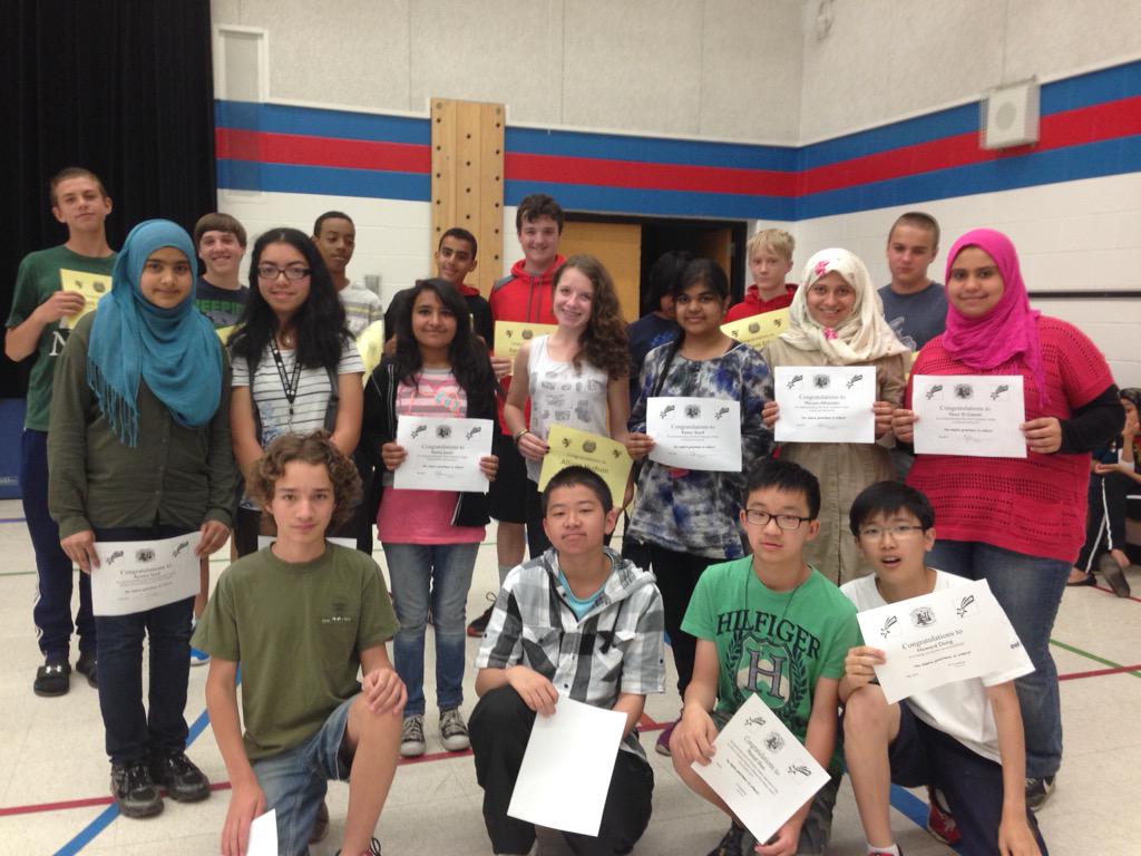 Congratulations to the May character award recipients!!