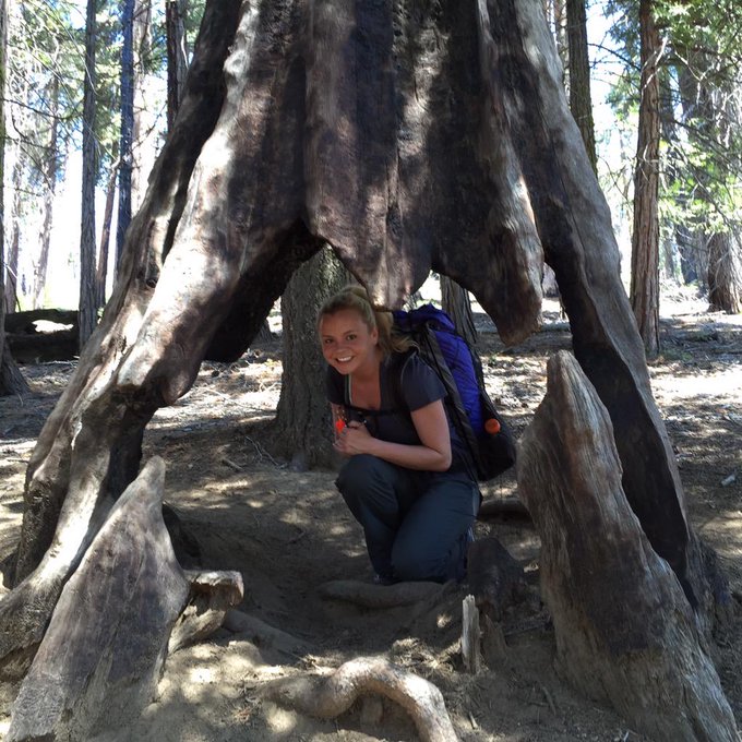 Having fun! This 20 pound pack is like ?? #Yosemite #Mariposa #ultralightbackpacking #backpacking http://t