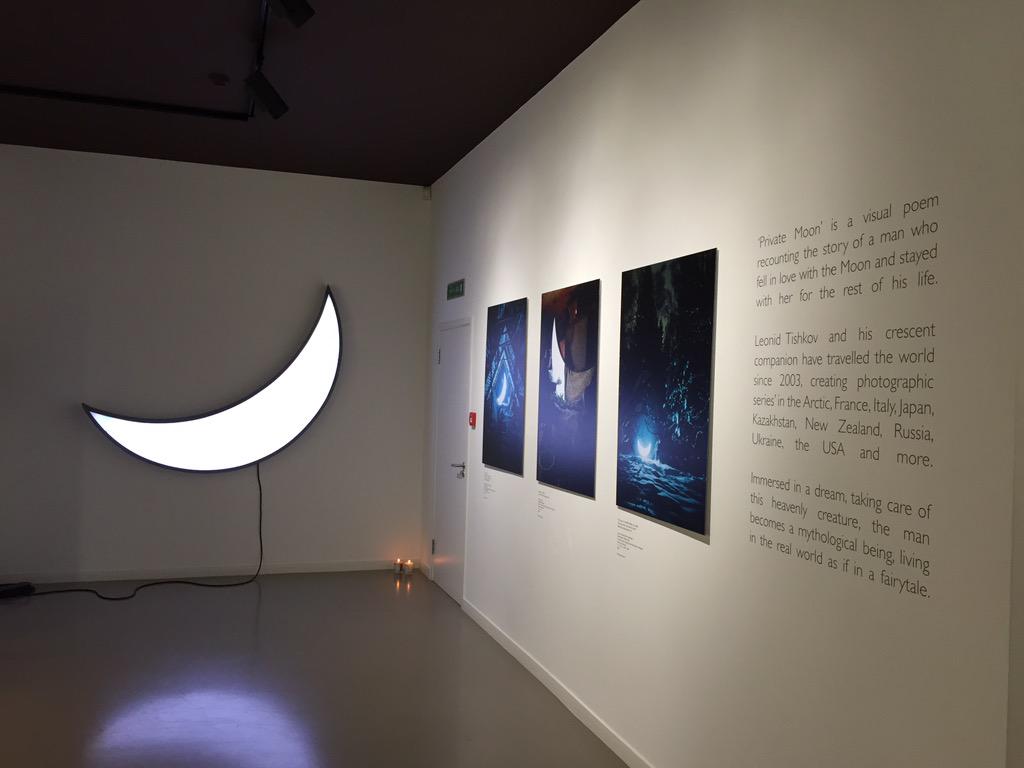 theodoraclarke's tweet photo. #Tishkov installation of #PrivateMoon now in @Erarta_London #RussianArtWeek @RusArtCulture http://t.co/J8FSkUqmvn