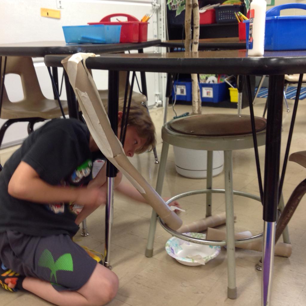 Kraus22A's tweet photo. Marble Coasters #HawSciEngDay15 http://t.co/mXgWQnwqRK