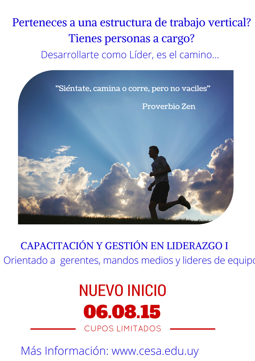 CESAMANAGEMENT's tweet photo. Capacitación y Gestión en Liderazgo I - Inicia 06/08/2015 Cupos Limitados. Inscribite! http://t.co/E8UFtEMcd9 http://t.co/dbiijYeFjW