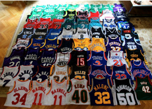 nba jersey collection