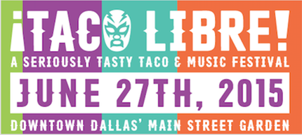 TacoTrail's tweet photo. .@TacoLibreDallas details are out. Read them here: http://t.co/N7DKdWiAJS. And, oh, man, @ozomatli! Get your tickets. http://t.co/FpxsT9Mq85