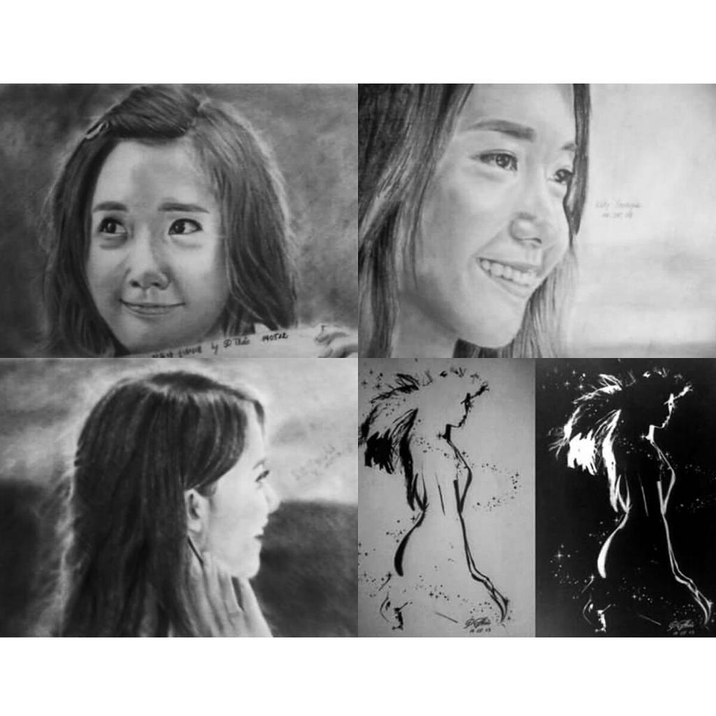 Happy birthday my cutie goddess, Im Yoona     Ps. Old drawings were reposted. 