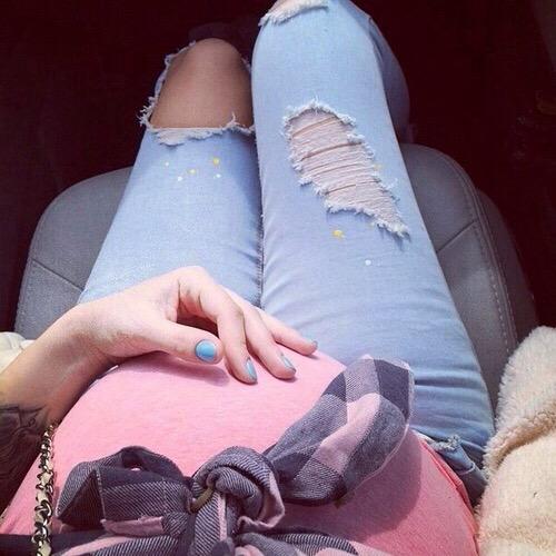 The baby should be arriving soon. 💕