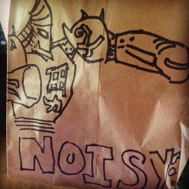 Otherbots's tweet image. Clark's field trip lunch bag. #realsteel #noisyboy #robotboxing #cooldad #robot #worldrobotboxing by m4lindner