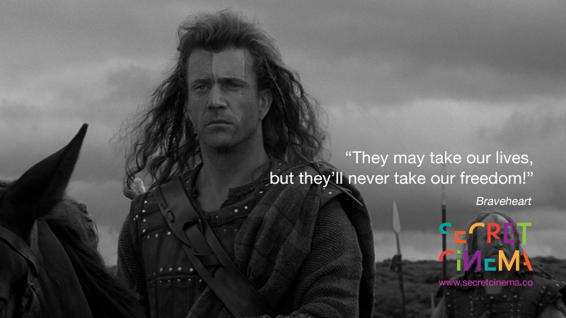 “They may take our lives, but they’ll never take our freedom!” - #Braveheart #film
