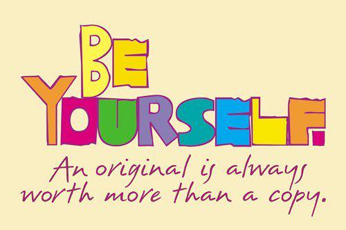Be yourself..
Take care of You. #LeadFromWithin
Drink some water.. stretch.. help others to smile more!