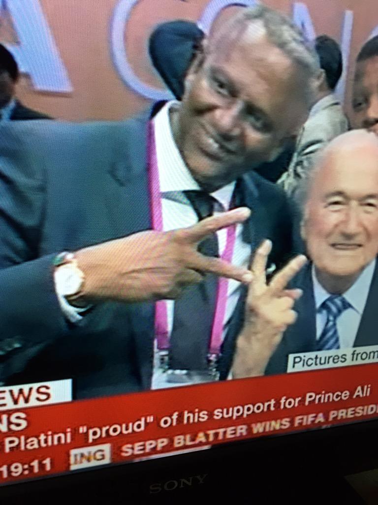 alancormack's tweet photo. Up yours too Sepp! #SeppBlatter #SeppMustGo #SeppOut #FIFA #FifaGate #FIFAelection @GaryLineker http://t.co/hlQfPNk6IJ