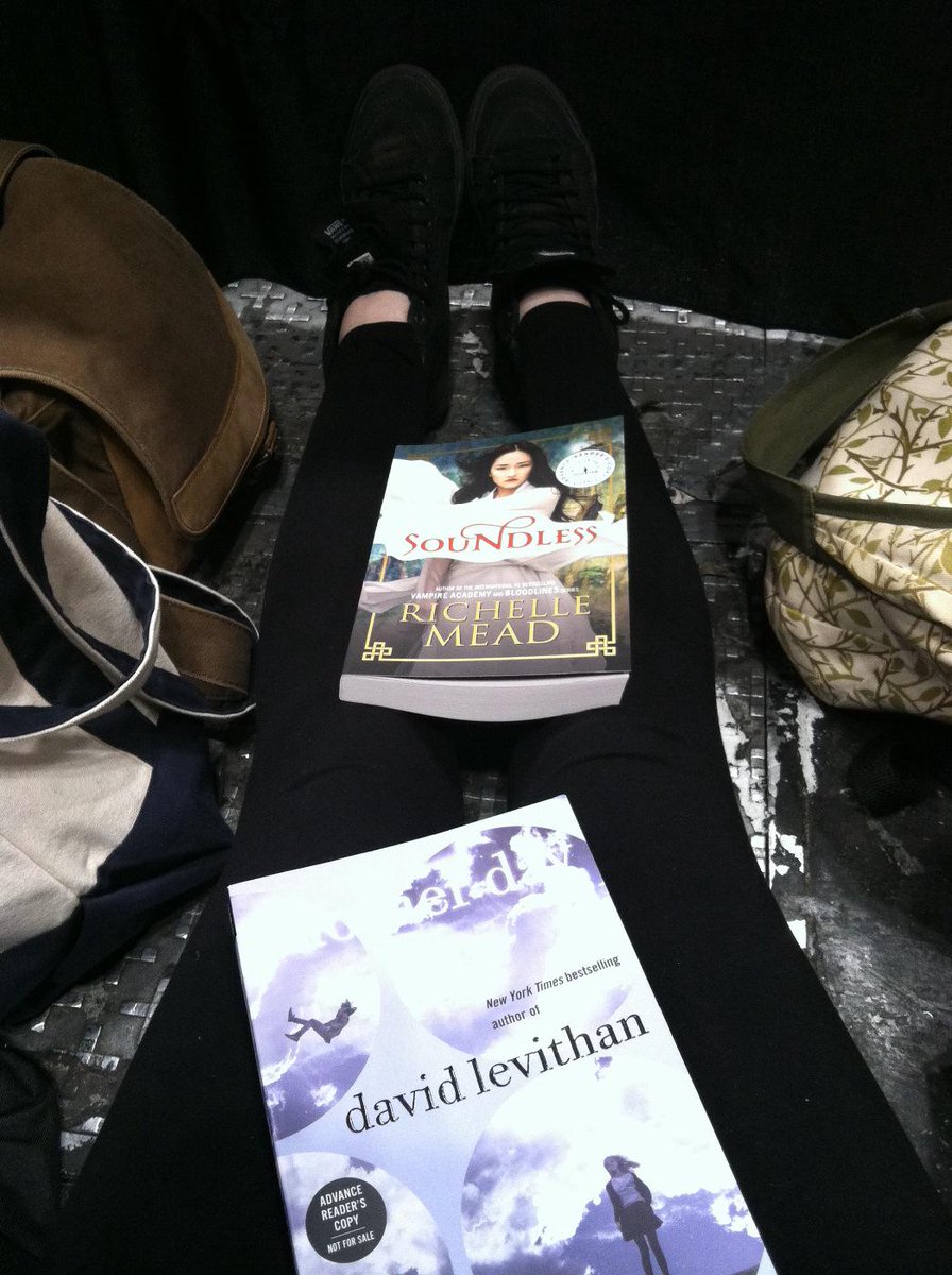 RestlessReader's tweet image. Just met @RichelleMead and snagged her new upcoming novel Soundless!! She's incredible! #BEA15