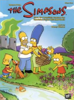 HAPPY BIRTHDAY Danny Elfman, composer   Theme From The Simpsons. Sheet Music for Piano 