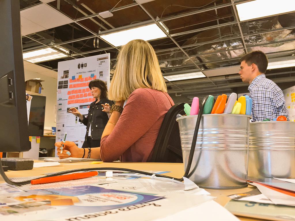 iamAudreyBarnes's tweet image. Great intro to #leanstartup w Linda Yates @mach_49 @GSVlabs! #jmuid  #InnovationExchange @jmu @jmuid