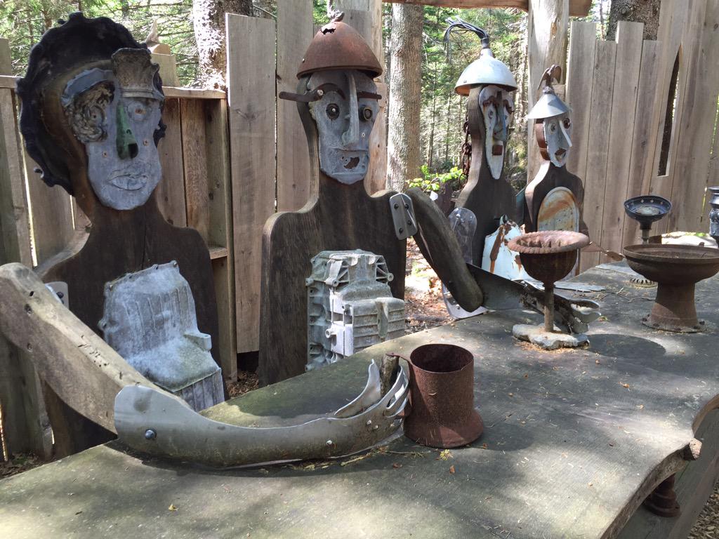 Last stop with a TON of pb at what is the funkiest place in Maine.  Nervous Nellies Jams &amp;Jellies, Deer Isle