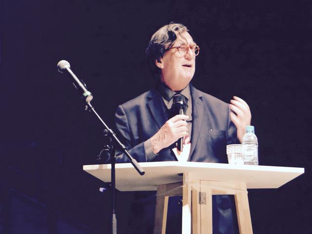 COP21MIW's tweet photo. Bruno Latour to #COP21MIW: "If we don’t succeed on #climatechange, no one will do it for us!" #innovation @sciencespo http://t.co/hkyV5Q0RUN