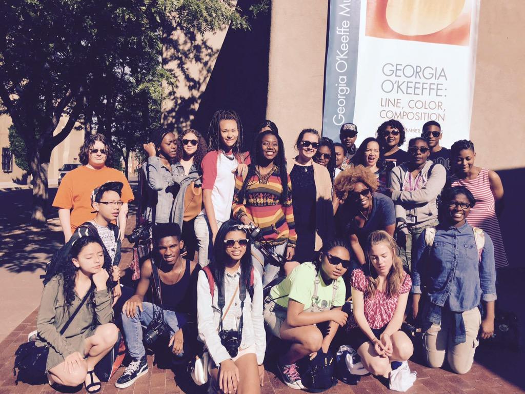 <a href="/MuseumKidz/">Museum Studies</a> is loving Santa Fe and the Georgia O'keeffe Museum!! <a href="/DukeEllingtonDC/">Duke Ellington School of the Arts</a>