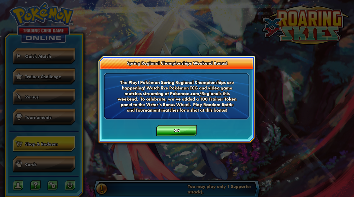 TheJWittz's tweet photo. Cool to see PTCGO promoting hype for the Regional Championships! http://t.co/qBwNb8wnLp