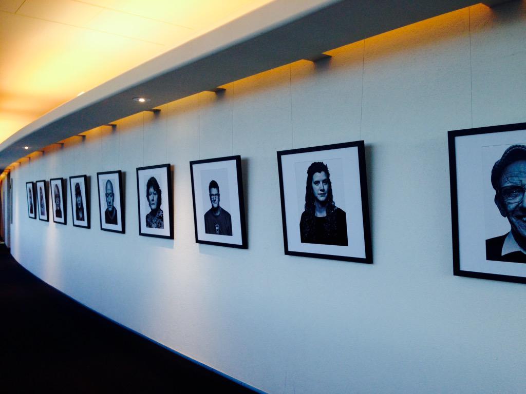 PixieTenenbaum's tweet photo. The #100Faces Exhibition that I'm part of at The Sage in #Gateshead, the hardback book is available now #NEBloggers http://t.co/CXz6qZX45f