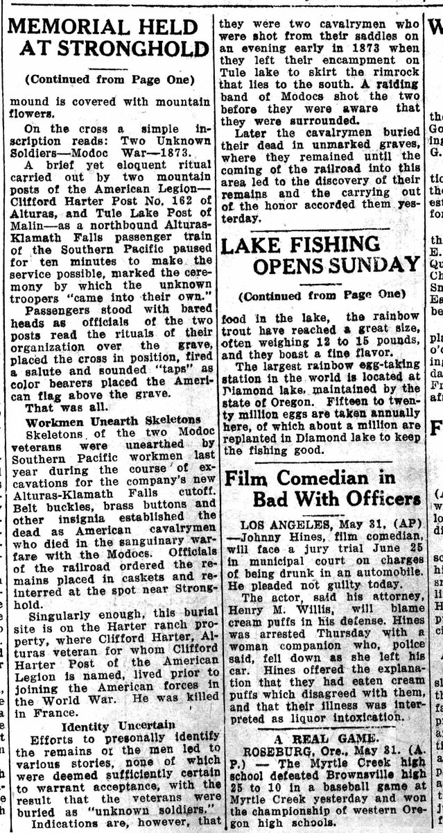 KlamathCoMuseum's tweet image. Contd: A unique memorial held #TDIH at Stronghold, CA @LavaBedsNPS #ModocWar