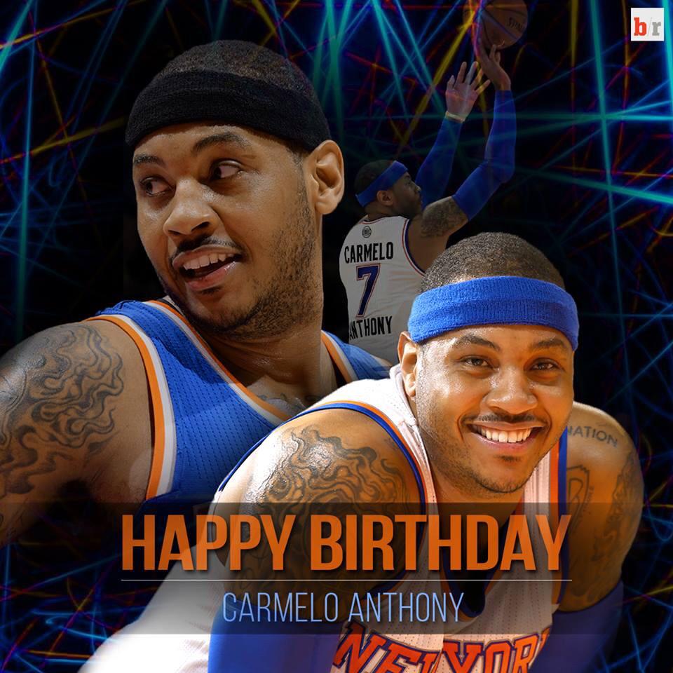 Happy Birthday to Carmelo Anthony 