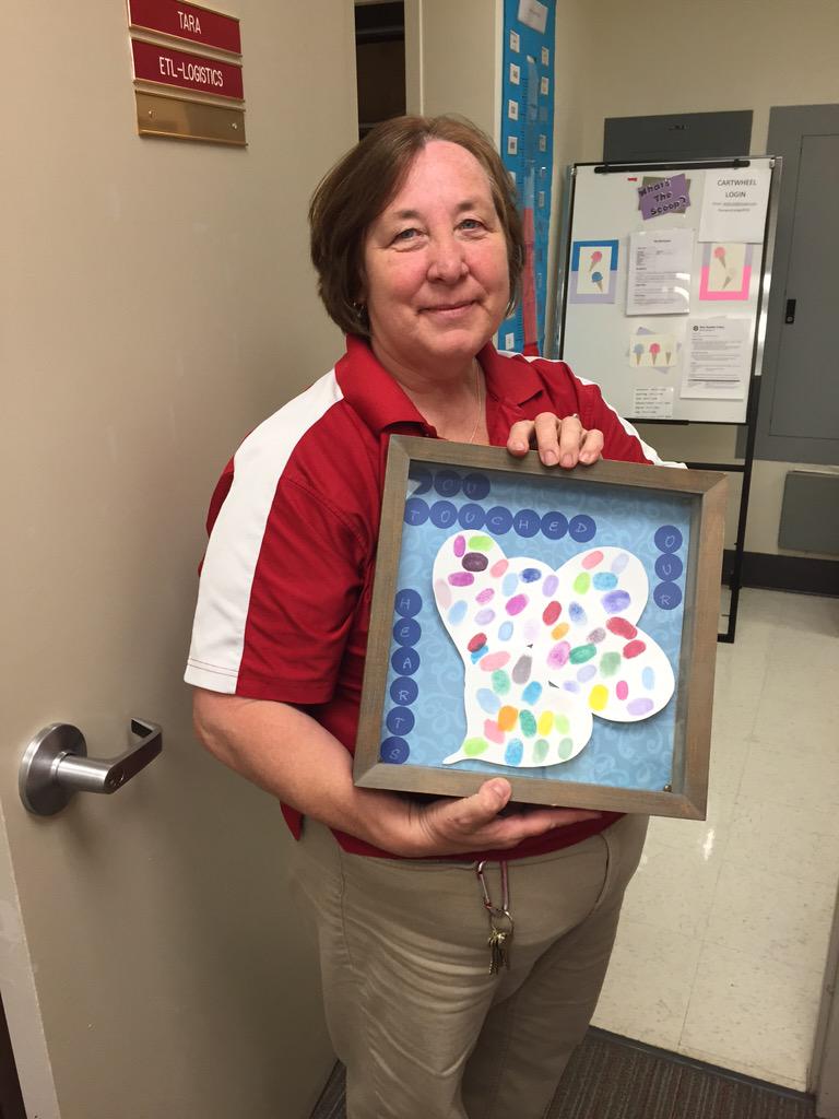 Bolton_Tara's tweet photo. Lora, you touched our hearts at 924! Thank you for all you've done for our guests and team! #happyretirement http://t.co/7OBN3uWLmd