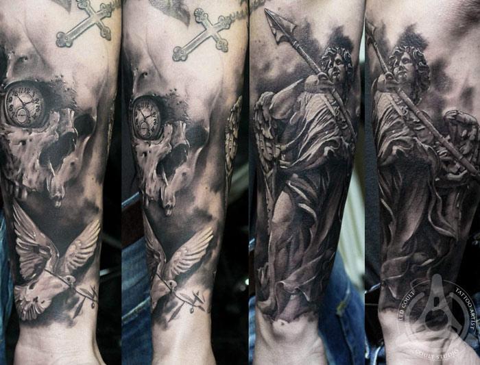 Share 151+ warrior tattoo forearm best