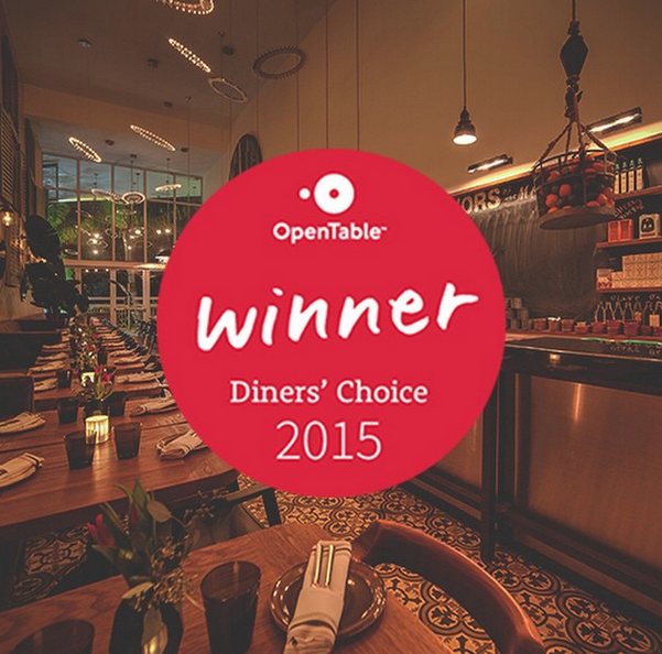 #Thankyou diner’s from <a href="/OpenTable/">OpenTable</a>! We hope to see you all back soon! #winner