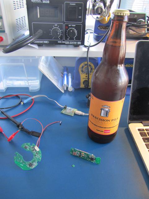 meld_tech's tweet image. That moment when someone brings you a beer that was brewed with help from boards on your bench. #labfriday