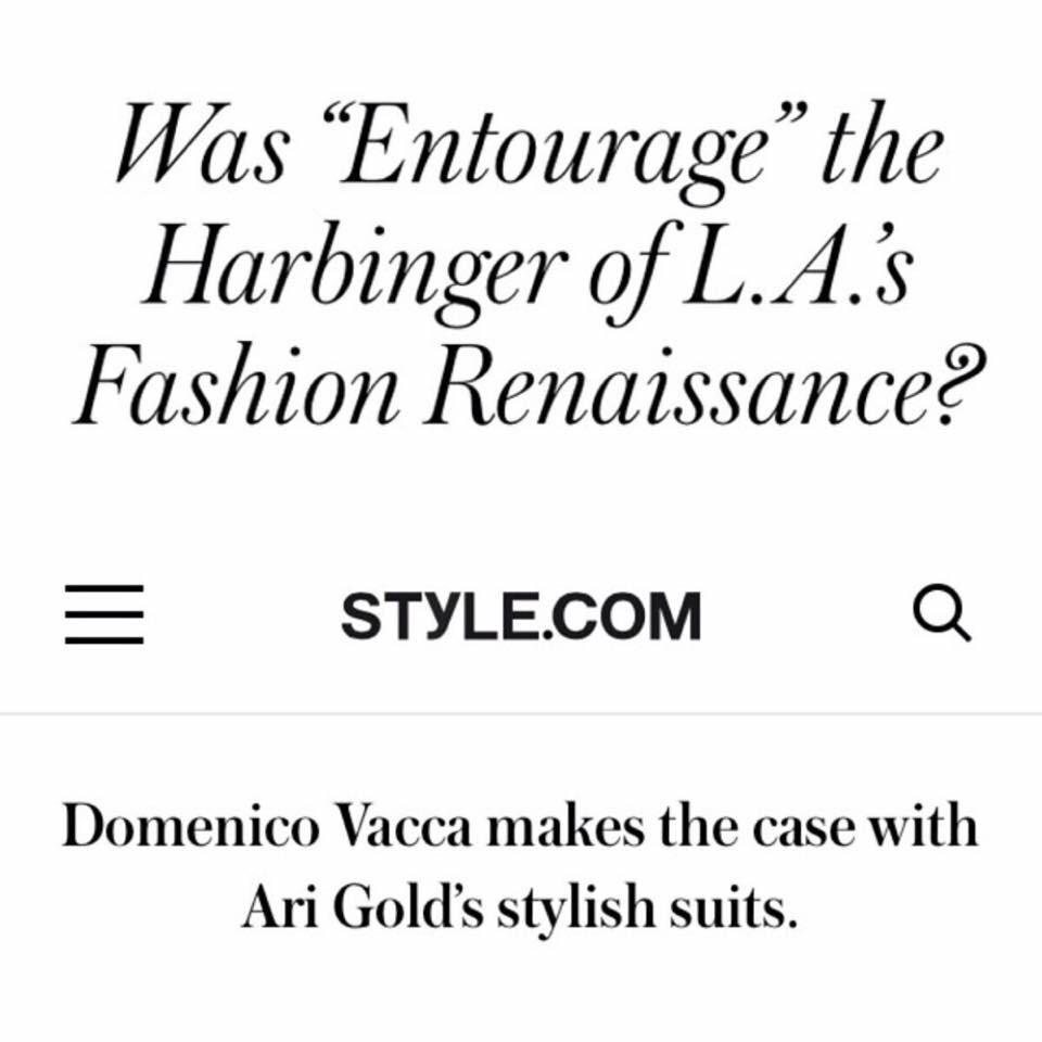 MadeInItalyAws's tweet photo. #MadeinItaly at its best! http://t.co/0x2MQEayBH #movie #fashion #domenicovacca #EntourageMovie #MadeInItalyAwards http://t.co/41ypQLnFUp