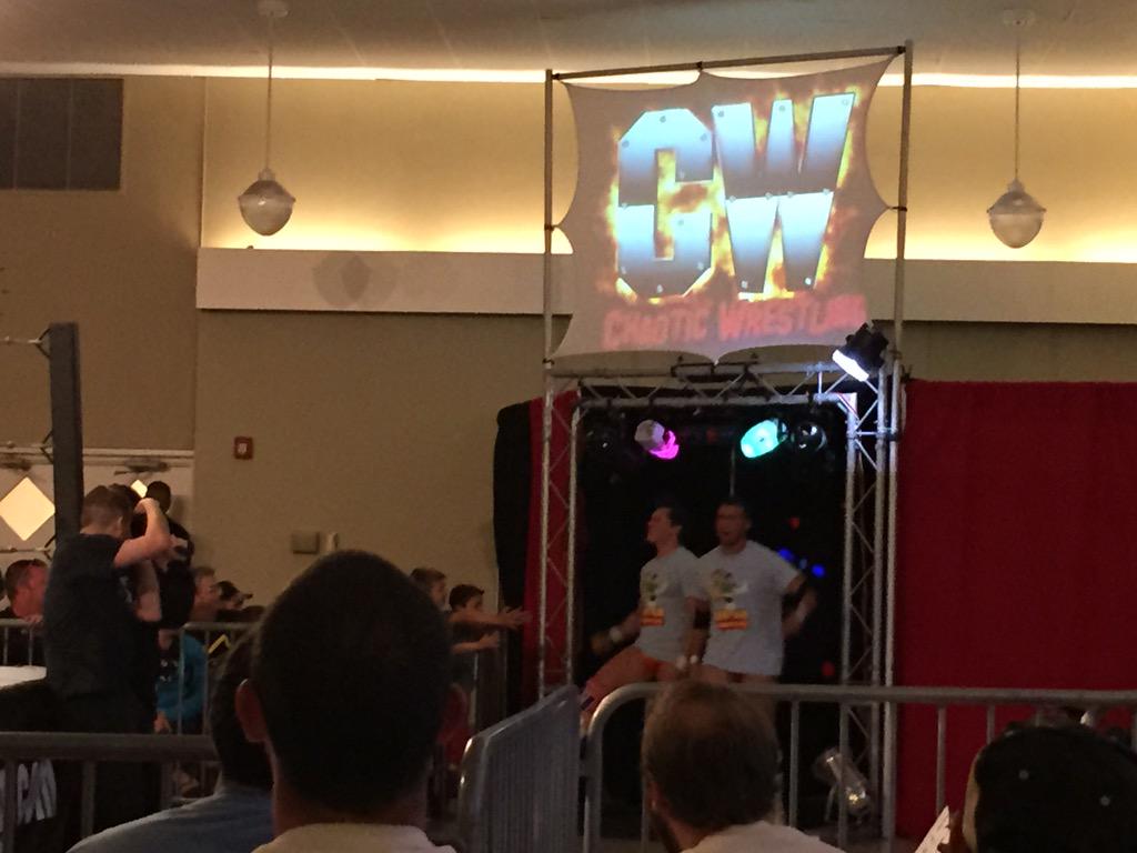 DonGiovanniADV's tweet photo. Go get em #CamAnConnection!! @allgoodag @camzagami @chaoticwrestlin #ChaoticWrestling http://t.co/ZggROJmRH3