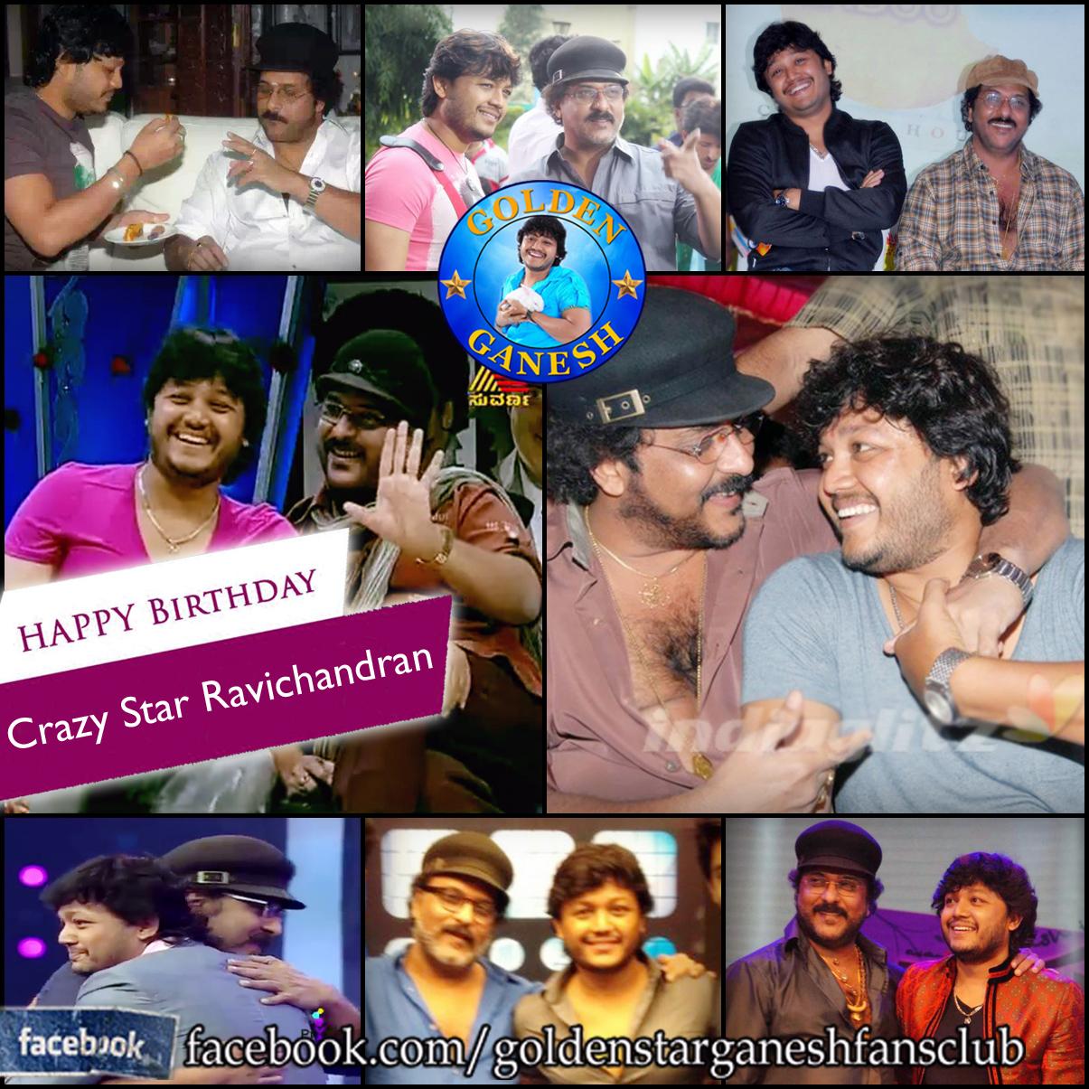 Happy Birthday To Crazy Star V.Ravichandran.Crazy Star likely to be seen as Ganesh\s father in 