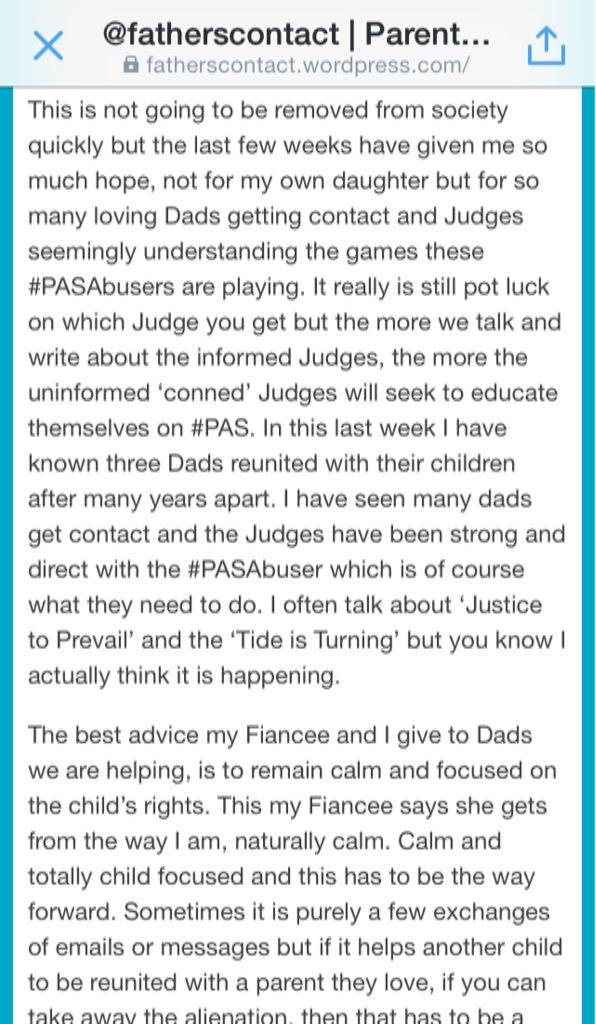fatherscontact's tweet photo. Reading through my blog posts, thought I would share this from October 2014! #PASDamaged minds, can they be repaired? http://t.co/Jk5u7b5S1D