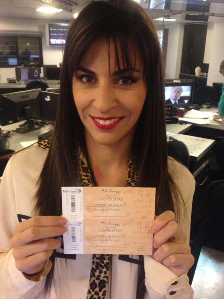 Sintesis_13's tweet photo. La Beba sigue llevándolos a los mejores shows. Hoy dale RT a este tuit y llevate entradas para Las Pelotas!! http://t.co/t7m1grzpTu