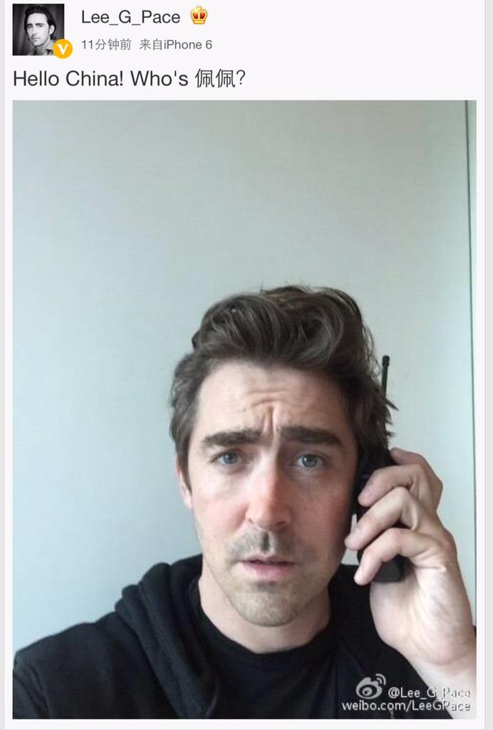 Lee Pace China on Twitter: 