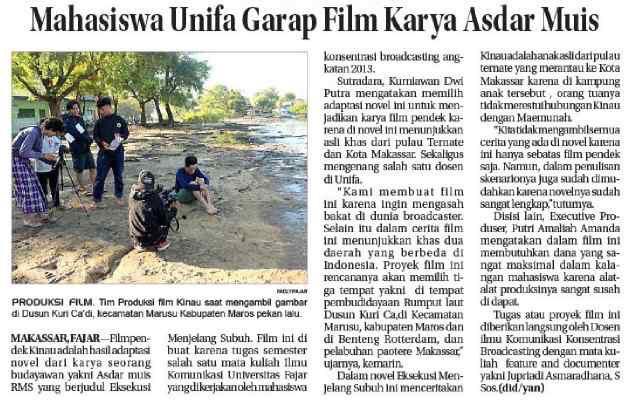 Koran Fajar, Kamis 28 Mei 2015