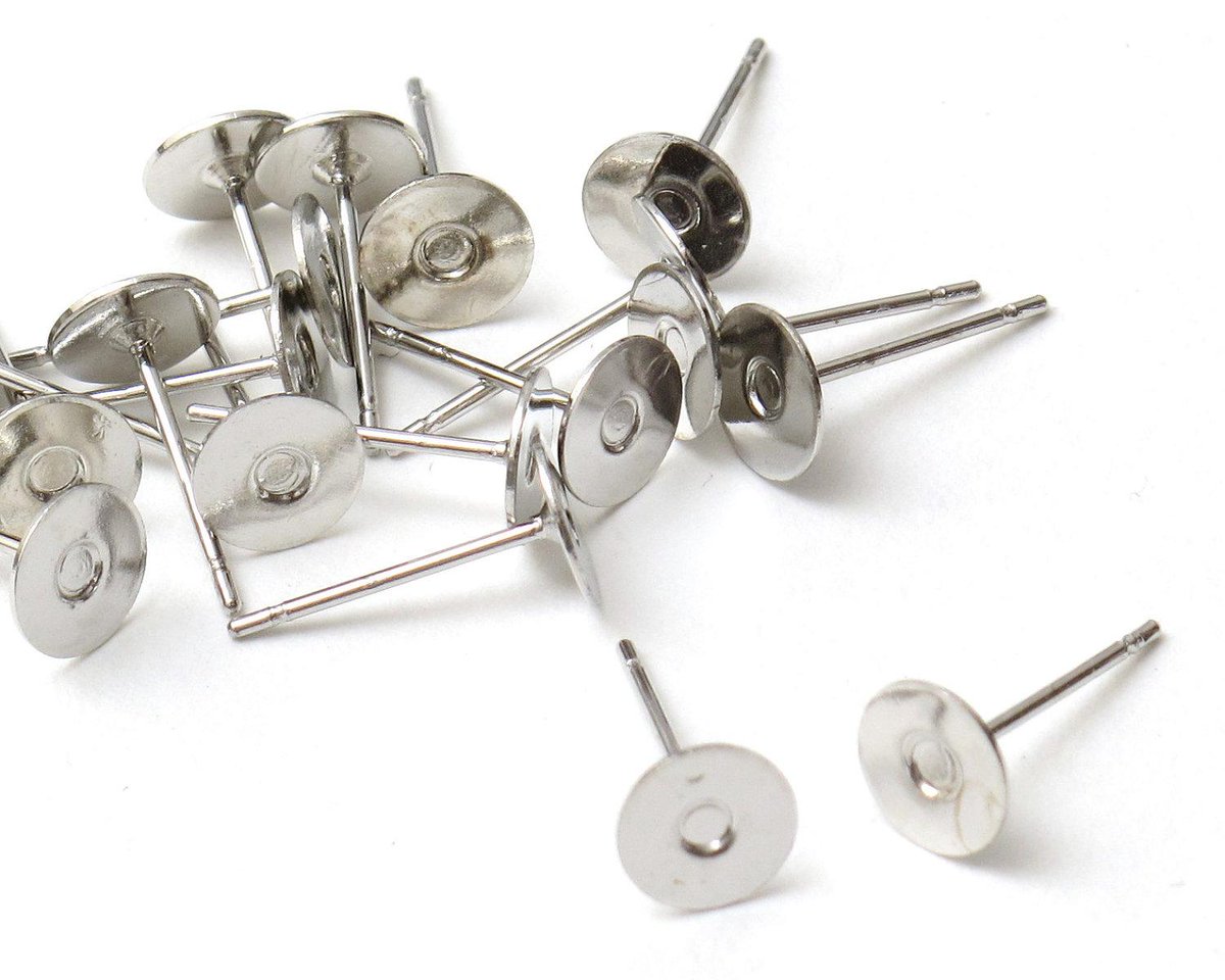 mixnmatchetsy's tweet image. 250 pairs Silver Stud Earrings 6mm Pads with Earnuts, Earring Posts, Ea… etsy.me/1vf4zH2 #Etsy #EarringPosts