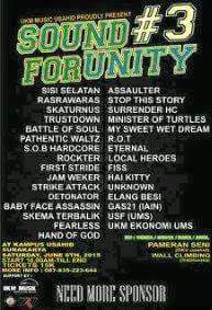 Sound#3ForUnity <a href="/muhammadfahriy1/">FAHRY ROCXTER</a> <a href="/rocxtercloth/">rocxter cloth</a>