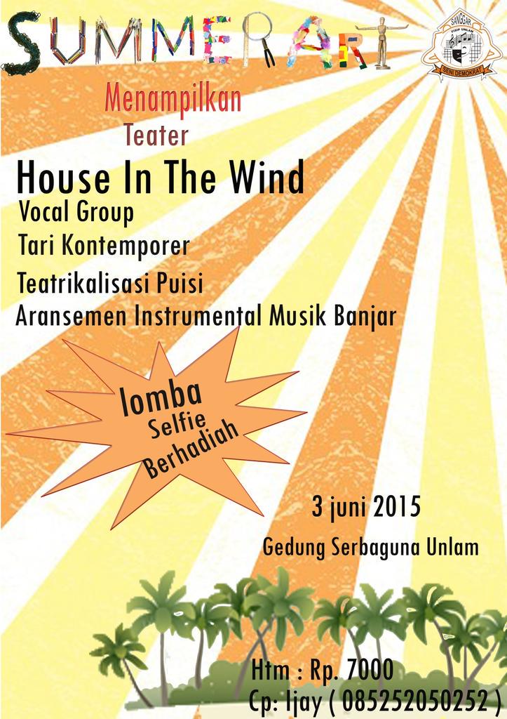 Yuhuuuu ajak semua saudara temen gebetan pacar ke acara ini,jngan smpai ketinggalan.Tiada kesan tanpa kehadiranmu.