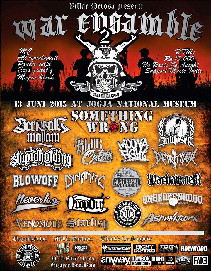 see you soon! 13 June 2015 <a href="/jnm_yk/">JogjaNationalMuseum</a> with <a href="/SWYKHC/">Something Wrong</a> <a href="/serigalaxmalam/">SERIGALA MALAM</a> @antiloserYK <a href="/WarhammerDeath/">WARHAMMERDEATH</a> <a href="/MOONAFIGHT/">Moo</a> etc.